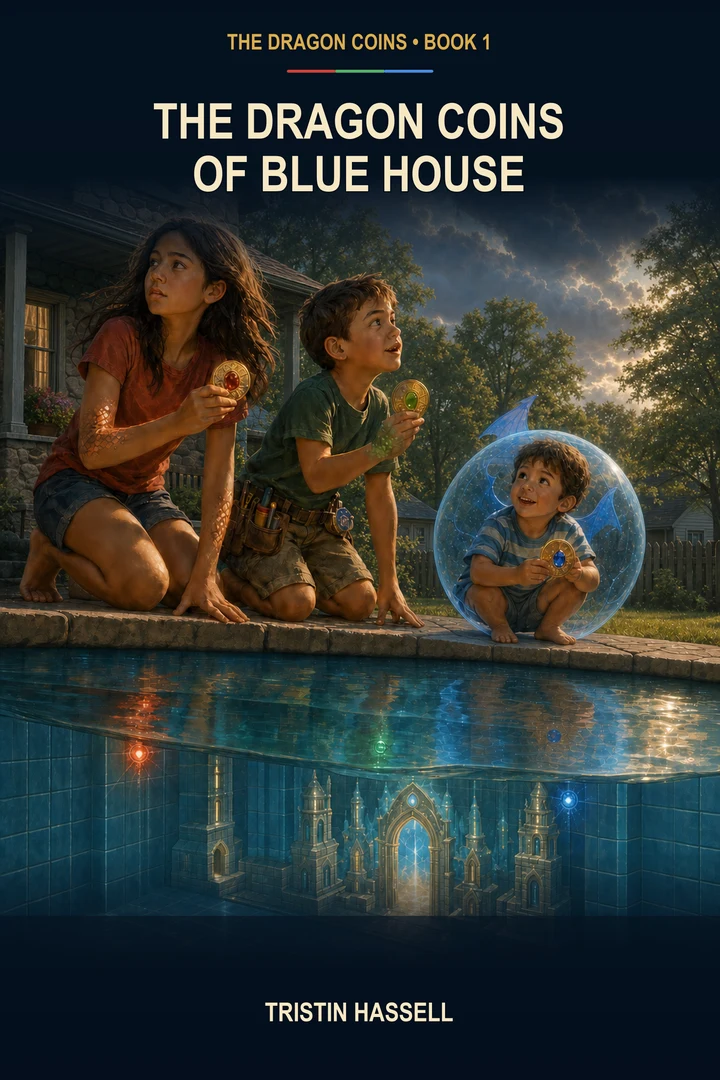 Cover of The Dragon Coins of Blue House