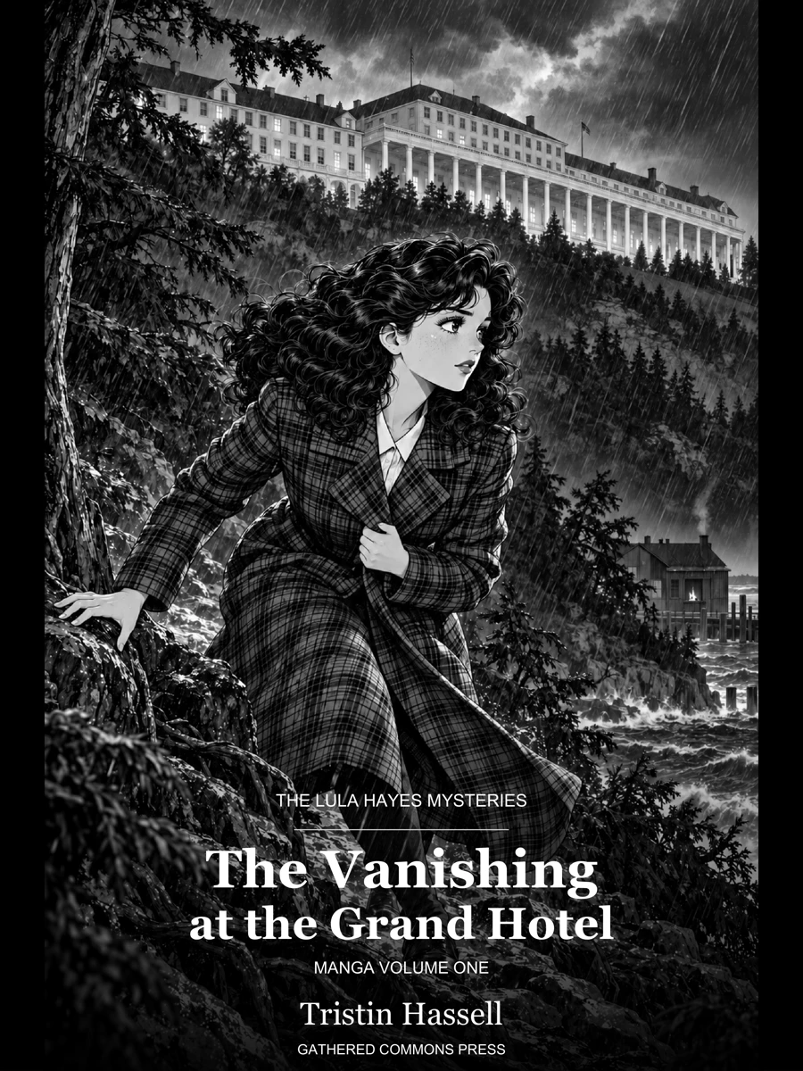Cover of The Vanishing at the Grand Hotel, Manga Volume One, by Tristin Hassell