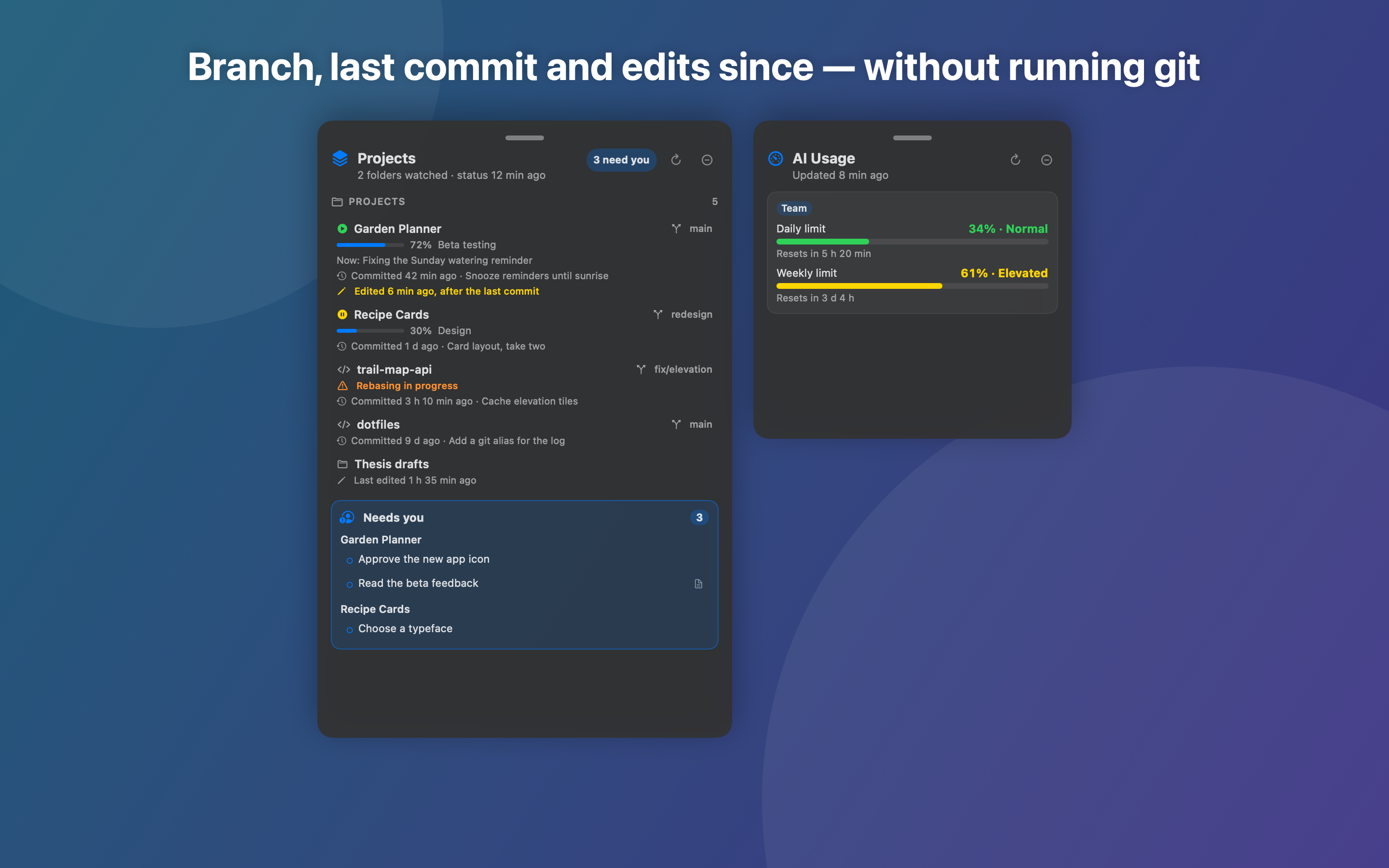 See project status in dark mode in Studio Index